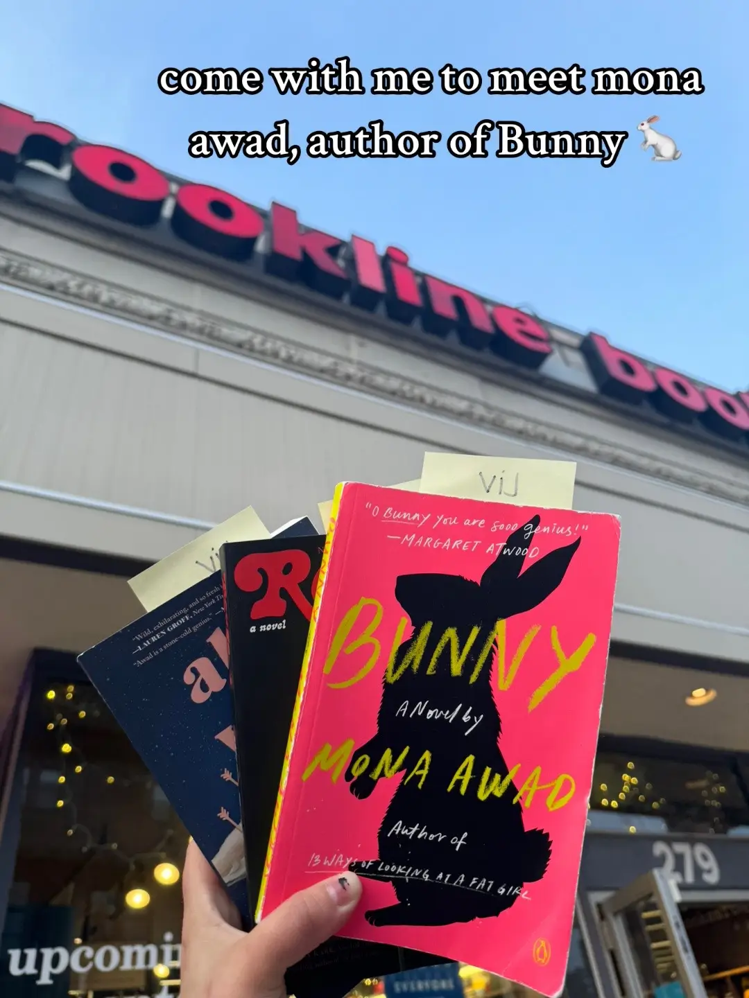 a wonderful opportunity! i loved getting to hear her talk during the Q&A— what an incredible writer #monaawad #monaawadbunny #booksigning #boston 