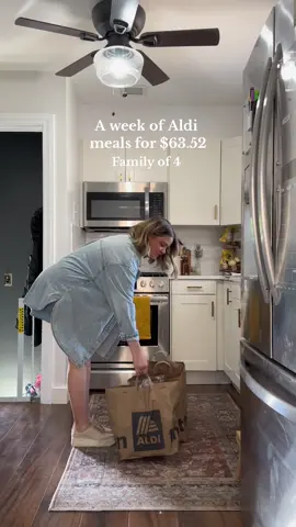 Another week of budget friendly meals from Aldi! ❤️ which meal are you going to try this week?! #aldihaul #aldimeals #dinnerrecipe #budgetgroceries #budgetmom #easydinner #EasyRecipe #simpledinner #cheapdinner #aldifinds #groceryhaul 