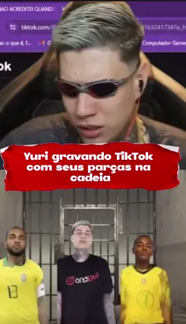 Yuri ensinado dancinha pros parças na cadeia #PlanetaRockinRio #robinho #danielalves #yuri22 #cadeia #yuri22clips #goti #clips 