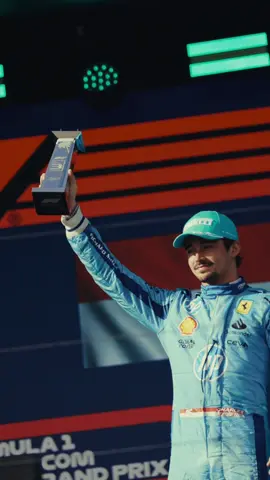 Back on the podium in the 305 🏆🇺🇸🌴 #Ferrari #F1TikTok #MiamiGP #CharlesLeclerc 