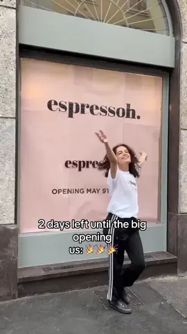 Milano, the countdown has officially begun ⏳We can't wait to welcome you in our first ever store! Opening day: May 9th Time: 11am-8pm Location: Via Donizetti, 8 Milano See you there!👋☕️  #espressoh #store #newopening #firstespressohstore
