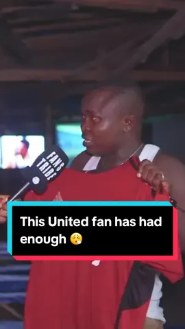 This United fan has had enough 😮‍💨   (via @Football Fans Tribe) #mufc #manchesterunited #PremierLeague #pl #football #Soccer #nigeria 