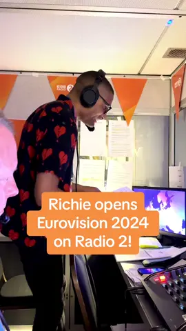 Yes Richie! Eurovision 2024 has officially begun! 🧡 #eurovision #eurovision2024 #richieanderson #malmo 