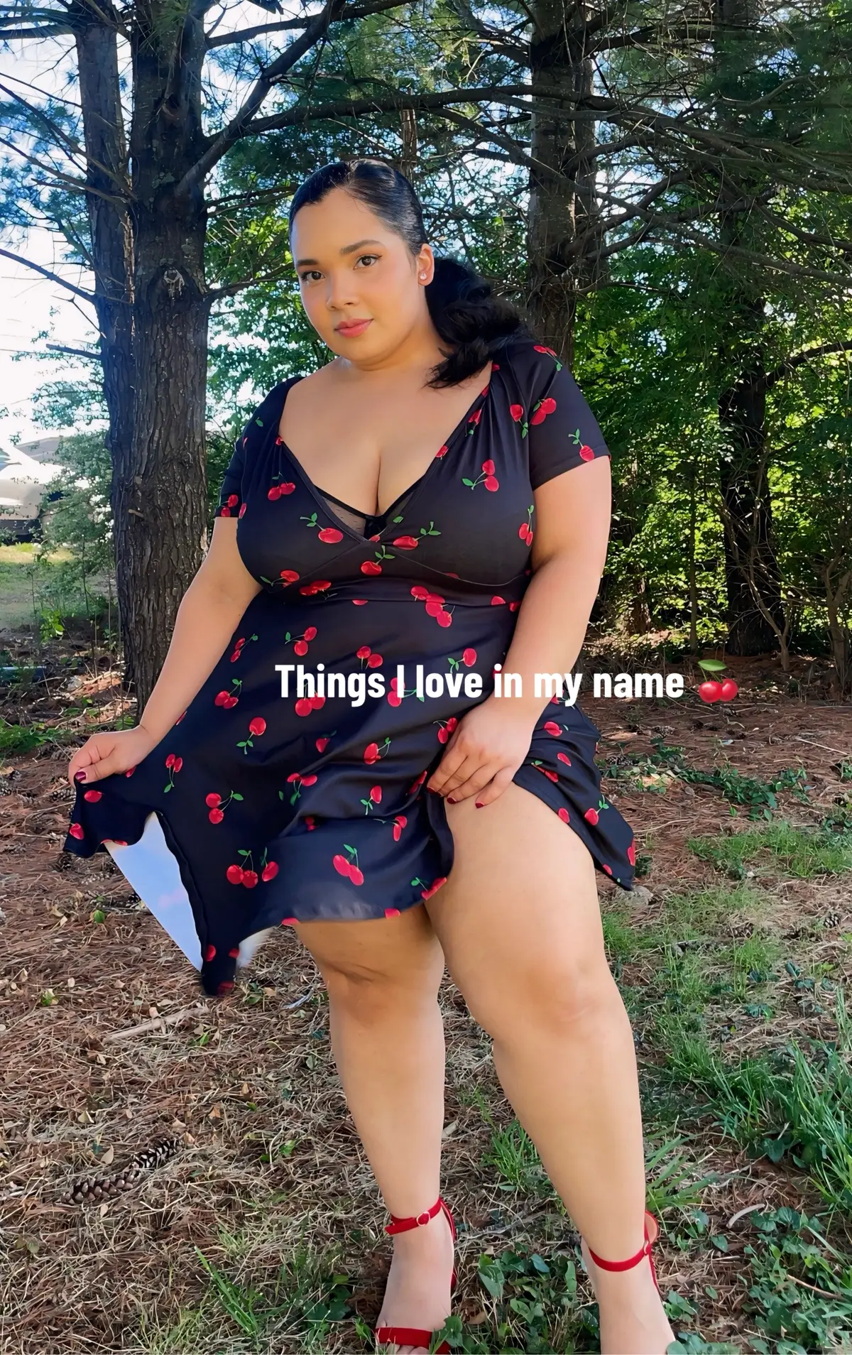 ✨Caridad which-is why my name is Cardi ✨  {Plus it means Charity} In English 😘 #curvy #plussize #selflove 