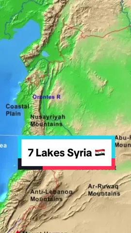 The 7 lakes of Syria 🇸🇾 #syria 