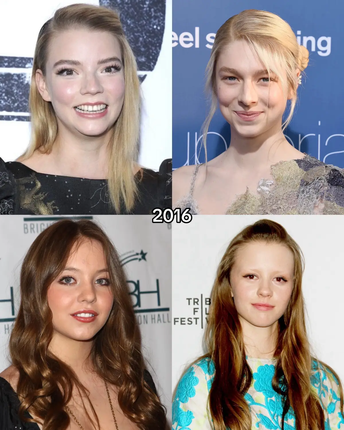 #anyataylorjoy #hunterschafer #sydneysweeney #miagoth #GlowUp #women 