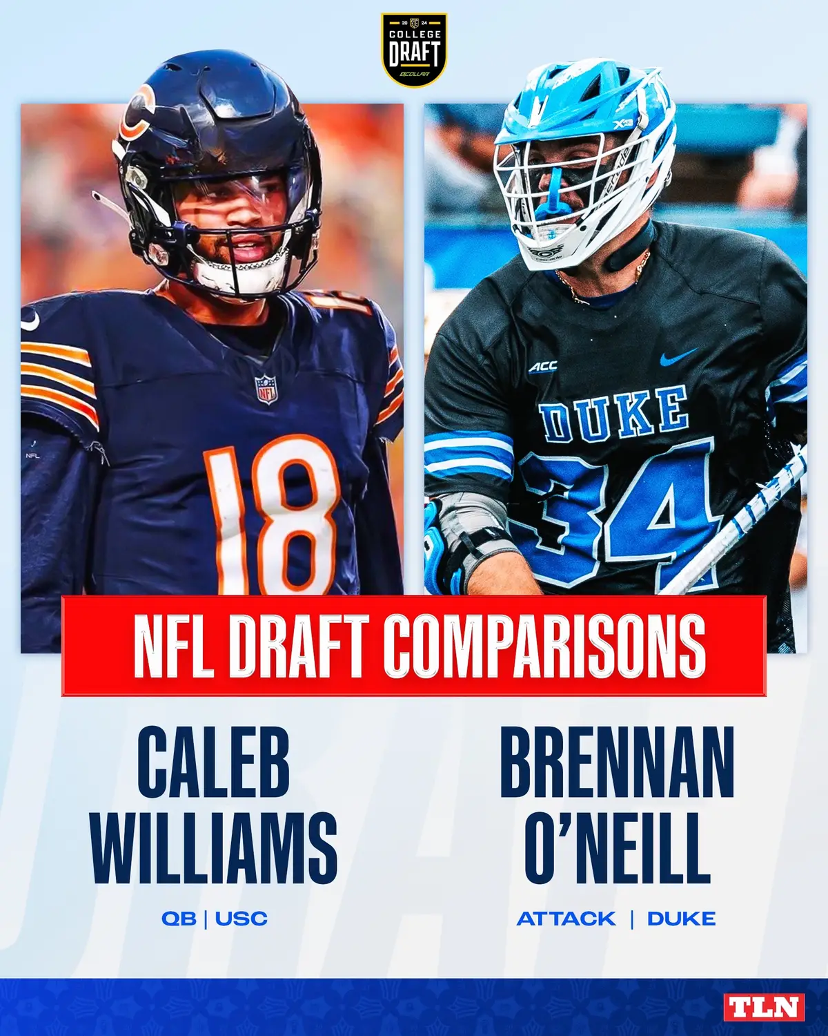 Agree or disagree with these PLL x NFL comparisons? 🤔 @Premier Lacrosse League #lax #lacrosse #draft #nfldraft #player #athlete #sports #fyp 