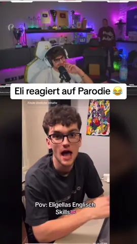 So redet Eli englisch. 😂#fyp #streamhighlights #fy #twitch #twitchclips #eliasn97 #elias #eligella #reaction 