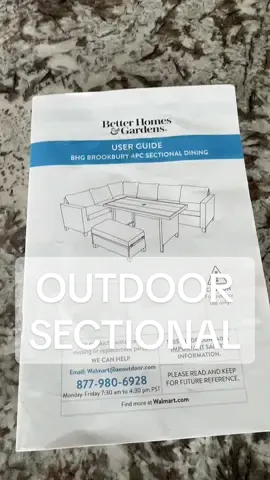 So many pieces!!! #outdoorsectional #outdoorliving #walmart #deck 