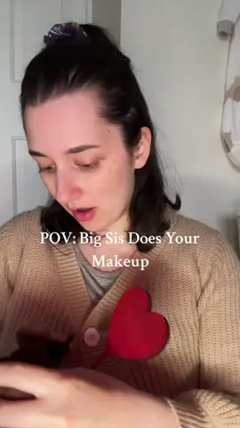 ASMR POV: Big Sis Does Your Makeup #fyp #foryoupage #asmr #asmrsounds #asmrmakeup 