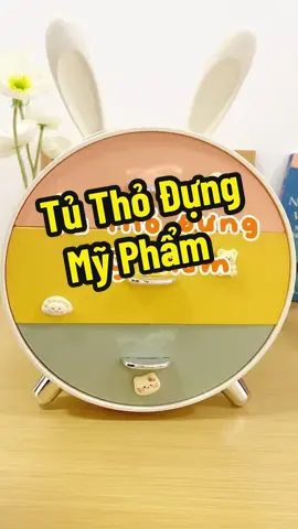 Tủ thỏ đựng mỹ phẩm 🌷🌷 #tudungmypham #bmgr #bigmanmarketing #nganmereview #giadungthongminh #muataitiktok 