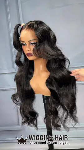 Wavy and stable #wigginshair #humanhair #mothersdaygift #rawhair #bodywave #wavyhair #bouncyhair #lacefrontwig #prebleachedwig #longhair 