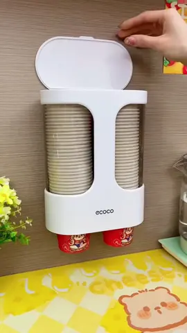 Disposable cup holder wall mounted #ecoco #cupholder #disposablecups #tiktokshopph #funtasticpayday #fyp #foryoupage 