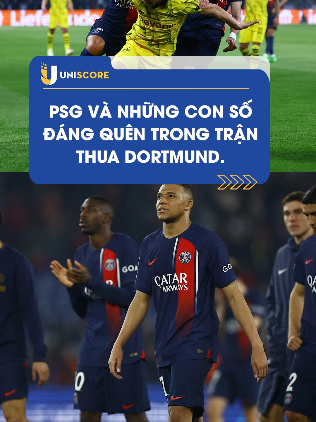 7 năm - 0 Champions League, nên ra đi rồi Mbappe ơi... #psg #championsleague #thethaomoingay #sportsontiktok #xuhuong #uniscore