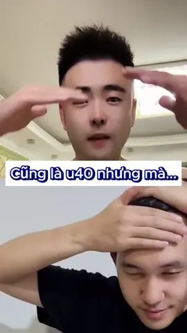 Cũng là U40 giống nhau mà nhìn khác nhau 1 trời 1 vực #kichmoctocnhanhdai #trirungtoc #daugoithaoduoc