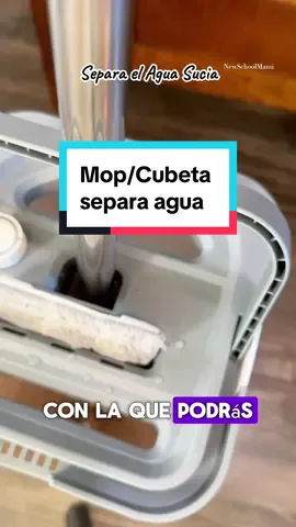 Separa el agua sucia de la limpia, no necesitas meter tus manos al agua sucia ni agacharte, me encanta! #toptierproducts @TopTierProducts #floormop #mop #bucketandamop #mopbucket #mopbucketclean #mopbucketset #CapCut #moping #trapeador #trapeadorseparaaguasucia #CleanTok #cleaninghacks #cleaning #tiktokshopsummersale #dealdash #springbeauty #springlooks #newschoolmami 