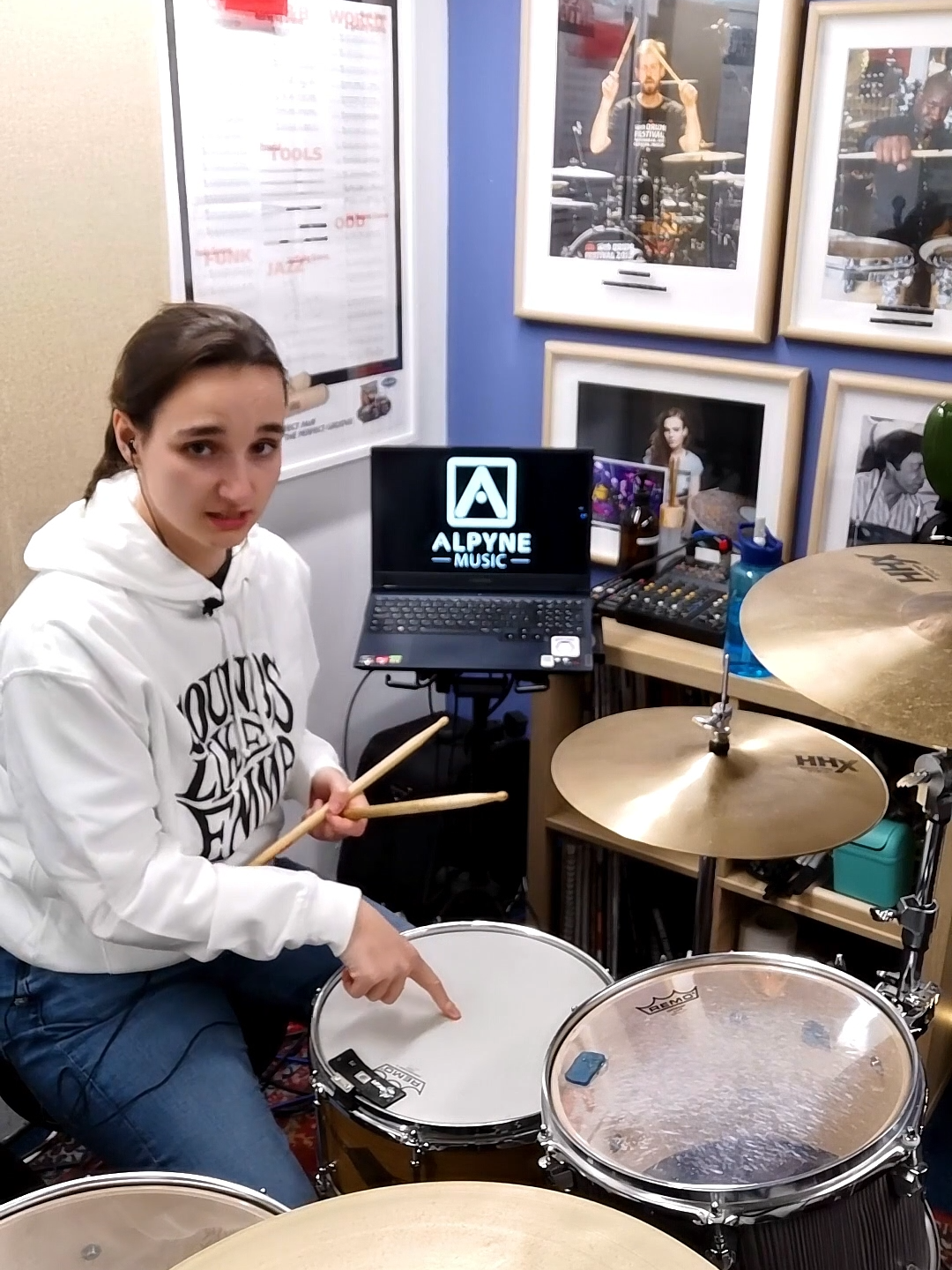 Congratulations on mastering snare speed! Now, let's take it a step further and apply it around the kit 💪🥁 #drumfills #drumfill #drumchops#drummergirl