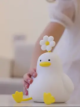 QQ soft flower duck silicone night light#nightlight #nightlights #gift 