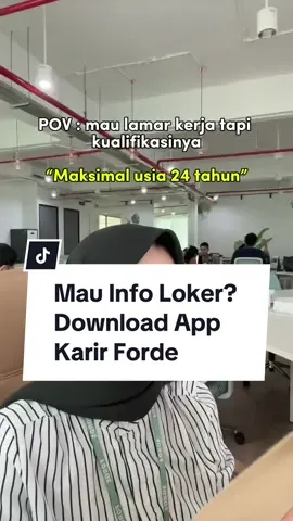 Gas download biar tau update info loker!! #loker #jobseeker #loker2024 #outsourcing #fordeindonesia 