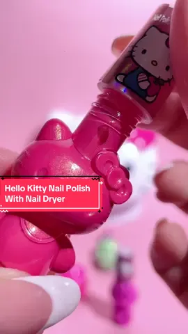 Add a pop of cuteness to your nail routine with our Hello Kitty Nail Polish Set! 💅✨ Complete with a handy nail dryer, achieving perfectly polished nails has never been easier. Get ready to glam up and unleash your inner Hello Kitty! 🎀😻  ##reels #hellokittyreels #hellokittynails #hellokittystyle #kids #kidshairstyles #kidsreels #kidsofig #kidscosmetics #kidsmakeup #kidslipgloss #kidsnails #kidsgift #hellokittymakeup #hellokitty #hellokittyandfriends #bodypen @sanrio 