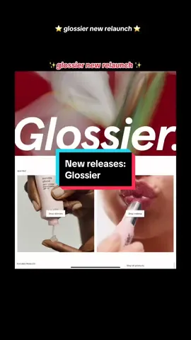 New relaunch from @Glossier  #glossier #beautynewrelease #newbeautyreleases 