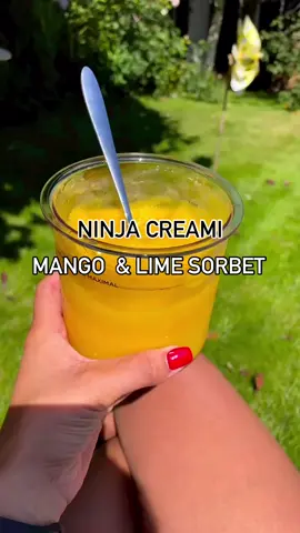 MANGO & LIME SORBET 🥭 The sun has finally appeared which means it’s time to dust off your Ninja Creami 😉 All you need is a tin of mangos in juice and a good squeeze of fresh lime juice for extra zestiness. Maybe even a dash of chilli if you’re feeling fancy. It’s such a breeze to make: - Pour the fruit into the pint pot - Freeze for 24 hours - Churn on sorbet setting 📽️@thecoachhousekitchen #ninjacreami #mangosorbet #homemadeicecream #sorbet