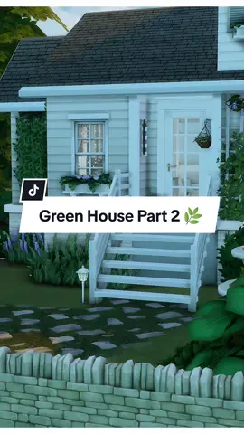 Green House - Part 2 🌿🌼  EA Gallery: Kynlesims #sims4 #thesims4 #thesims #simstok #ts4 #sims #greenhouse #sims4cc 