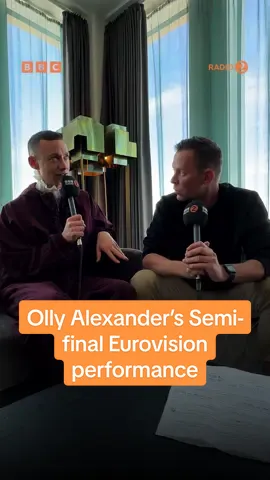 “I’m so proud of this performance”  🧡 Fresh from the semi-final Olly Alexander joined Scott Mills today! Listen on BBC Sounds for the full chat 🎧 #ollyalexander #scottmills #eurovision #eurovision2024 @BBC Eurovision @scottmills 