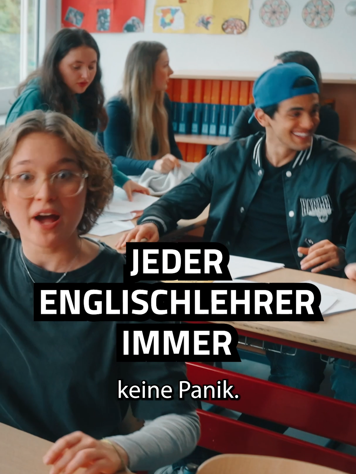 he, she, it - das s muss mit! #english #englishteacher #englisch #englischlernen #unterricht #schulebelike #schule #school #school life #comedyvideo #sketch #schüler #lehrer