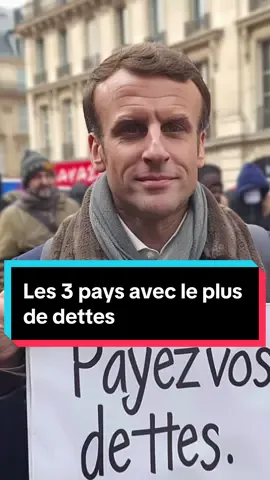 Les 3 pays avec le plus de dettes