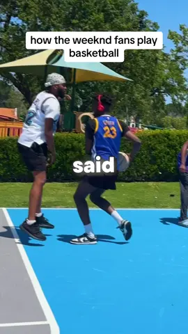 i cant belive the weeknd be balling like this 😳🤯 #basketball #music #funny @SupEfron 