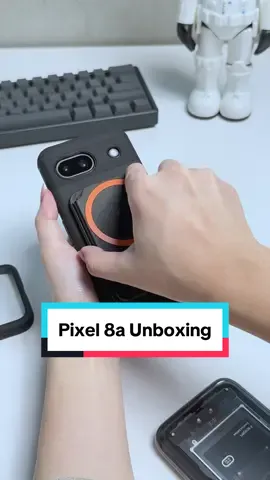 unboxing the pixel 8a #teampixel #google #unboxing #asmr #spigen 