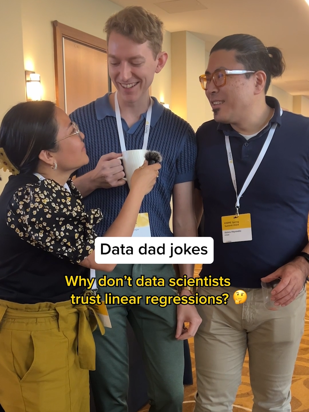 Disclaimer: No data scientists were (physically) harmed in the making of this video. #data #dadjokes #datascience