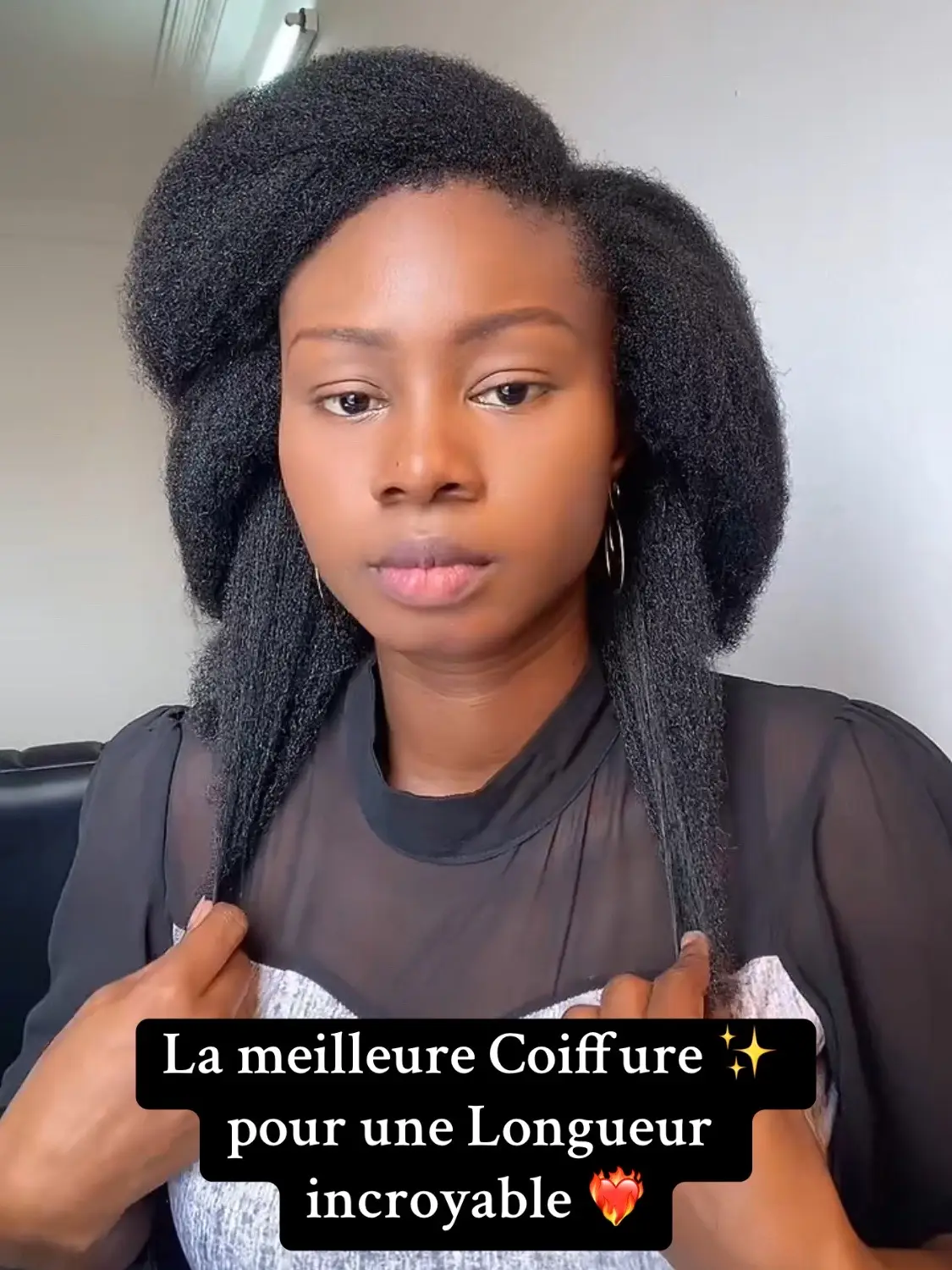 Avez-vous l’habitude de faire la Coiffure Protectrice au fil ✨? Si non dites-nous comment vous étirez vos Cheveux naturels/crépus sans les abîmer ✅ #coiffureafro #coiffureprotectrice #coiffuresimple #afrohair #soinscheveux #cheveux #cheveuxafro #fyp 