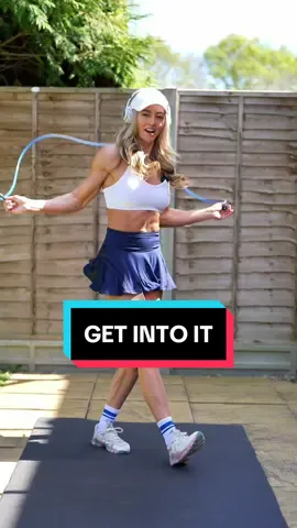Get into it 😉💃🏼 learn from me: @Fancy Feats Jump Rope App  🪢 rope: using my pvc rope (link in bio) #jumprope #skipping #footwork #tricks #choreo #dojacat #fyp 