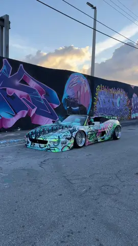 Miami’s Wynwood Arts District with our LBWK Ferrari F355!🔥 #throtl #cars #carsoftiktok #ferrari #throtl355 #miami #cartiktok #rotiform #sunoco #gosunoco #foryoupage #fyp #foryou #viral #trending 