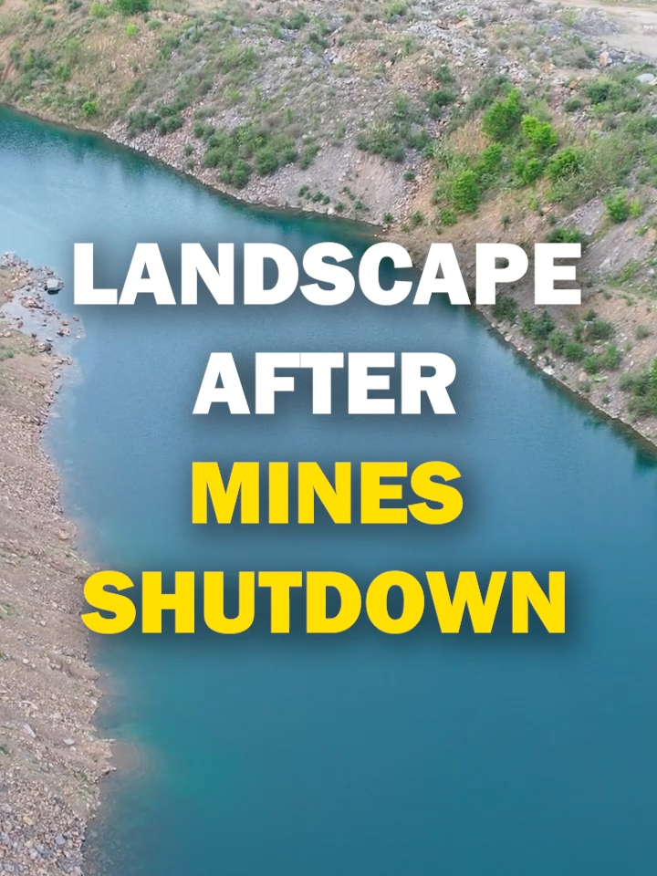 Landscape After Open-Pit Mines Shutdown (West Virginia Coal Mine) #westvirginia #openpitmining #landscape #coalmine #mining