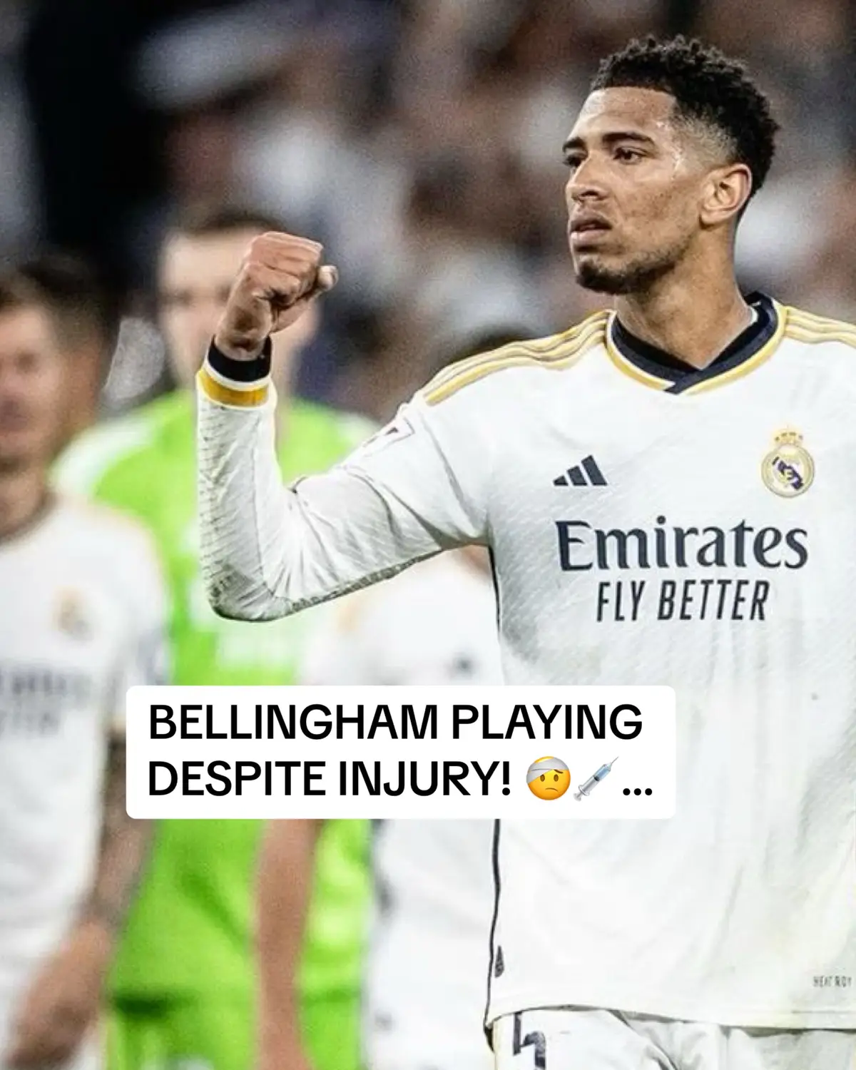 🚨 BREAKING: Jude Bellingham will play despite having discomfort in his knee 🤕😳 (MovistarFutbol) #bellingham #judebellingham #realmadrid #halamadrid #realmadridfc #madrid #munich #germany #fcbayern #bayern #bayernmunich #ucl #championsleague #uefachampionsleague #balllers #risingballers #bellingham #kane #fyp #fifa #fut #Soccer #fussball #soccertiktok #4u