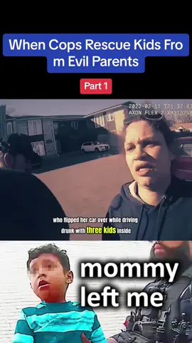 When Cops Rescue Kids From Evil Parents #cops #copsoftiktok #crimestory #crime #news #viral #foryou #fyp