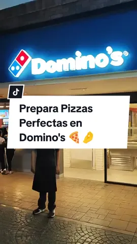 ¿Quieres convertirte en Preparador de Pizzas Perfectas? ¡Trabaja en @Domino’s Mx! 🍕🤌