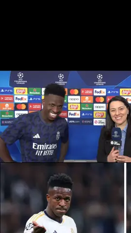 Entrevista de Vinícius junior, na classificação para a grande final da Champions. #futebol #ChampionsLeague #vinijr⚽️ #viniciusjunior 