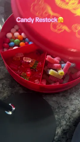 Cady restock for movie night #restocking #restockwithme #restockasmr #restock #asmr #asmrrestock #candyrestock #candy #movienight #movienightsnacks #smallcreator 