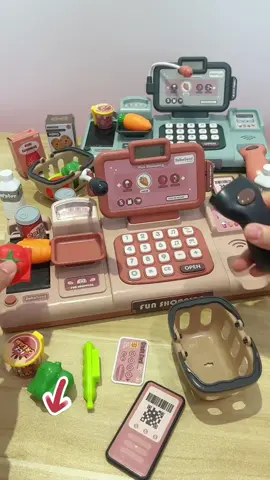 Children’s simulation supermarket multifunctional cash register house set,cash register toys,making children’s gaming time rich and colorful!#toys #funny #fyp #foryou #tiktok #playhouse 