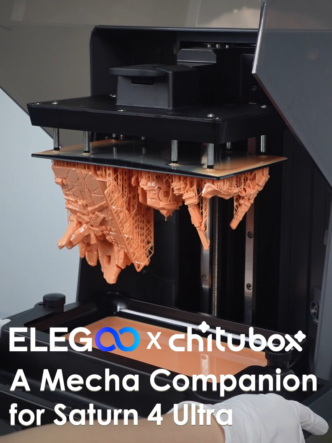 Elegoo X Chitubox A Mecha Companion for  Saturn 4 Ultra Designer: @d_extra_guy [INS] Printer: Saturn 4 Ultra Model file from#MyMinFactory https://bit.ly/3Uor6Cf #elegoo #Neptune4pro #3dprinting #resinprinting#maker #DIY#foryour#3dprints #fyp #fyppppppppppppppppppppppp #fypシ゚ #chitubox #chituboxpro