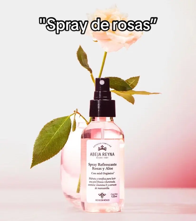 Te vas a enamorar de nuestro spray de rosas.💖💖 Perfecto para todo tipo de pieles, tu rostro se sentirá fresco, revitalizado y profundamente hidratado. #skincare #hidratacion 