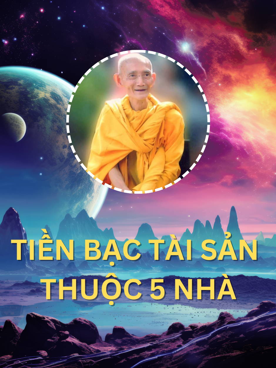 TIỀN BẠC TÀI SẢN thuộc 5 nhà - HT Thích Giác Khang #phatphap #phatphapnhiemmau #giacngo #niemphat #phatgiao #thichgiackhang  #lamgiau #taisan