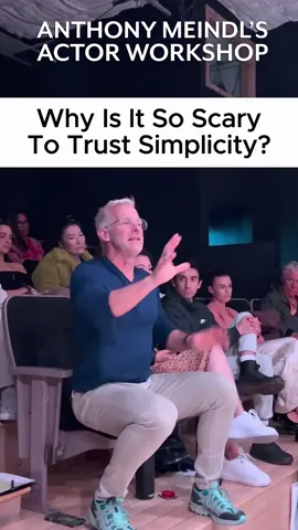 Finding the power in simplicity! #actingcoach #simplicity #anthonymeindl #amaw #acting #actingadvice 
