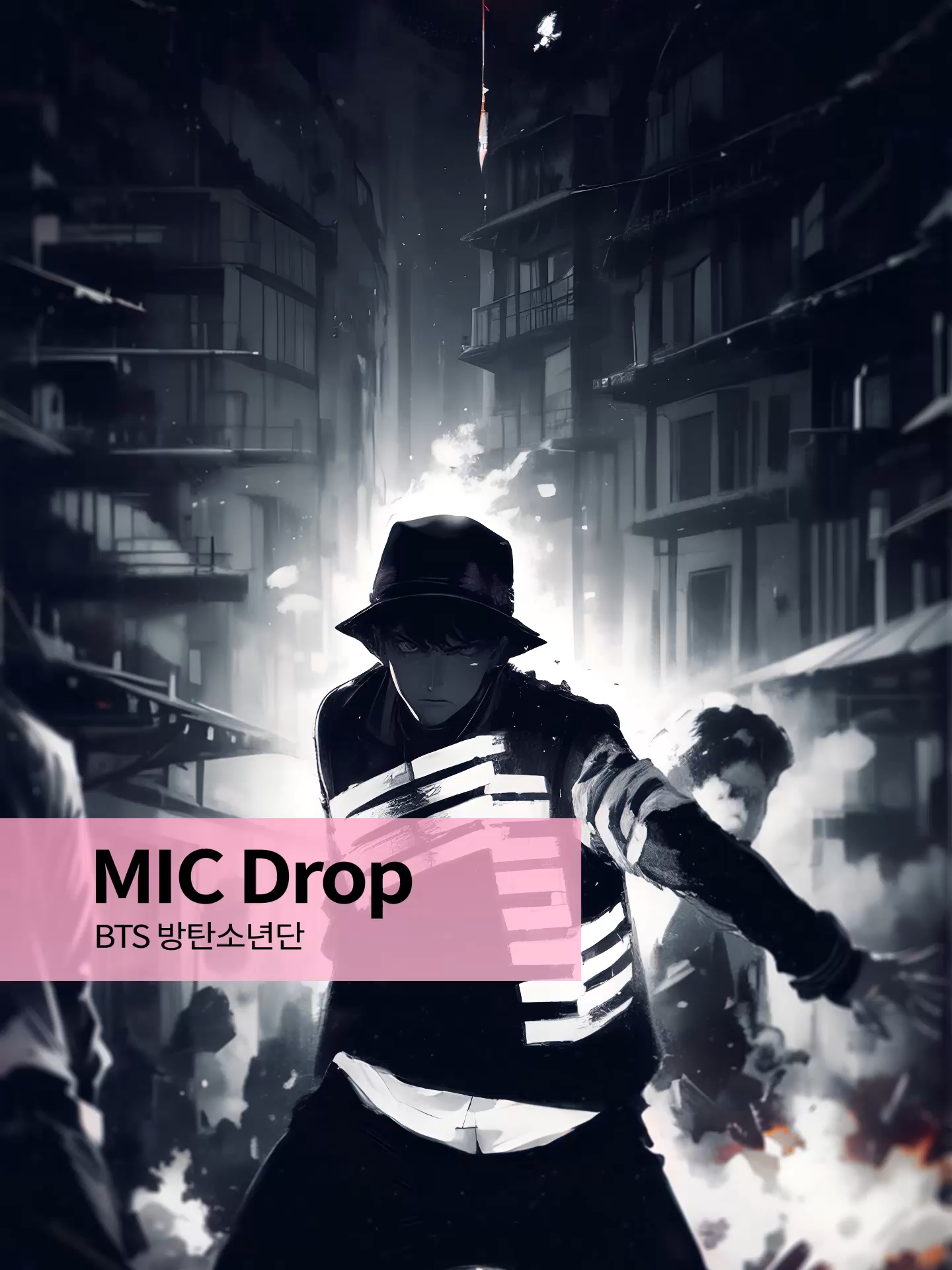 BTS (방탄소년단) 'MIC Drop' AI animation #kpop  BTS kpop #bts #micdrop #micdrop_bts #bts_micdrop #방탄 #마이크드롭 #btsclip #bangtan #FYP #pinksoy #핑크소이 #AI #anime #tiktokdance @bts_official_bighit