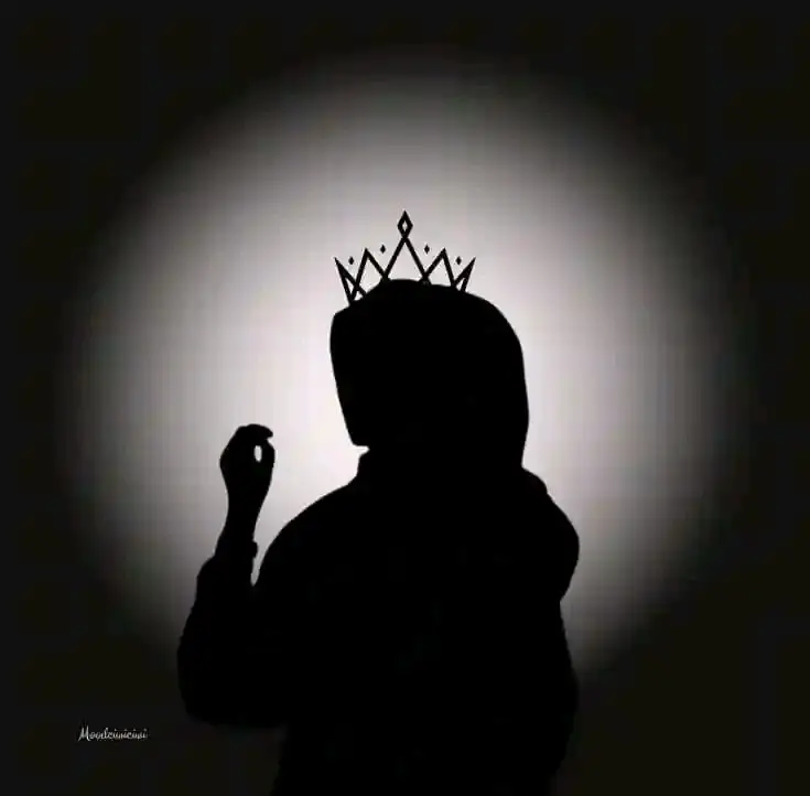 PP aesthetic, persi Queen hijab 👑🖤#save #fypシ 