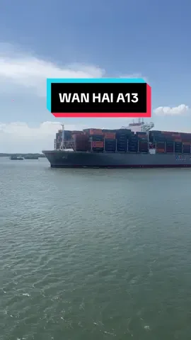 Wan hai a13 #containership🚢⚓ #ship #wanhai #megaship #seafarer #thuyenvienvietnam 